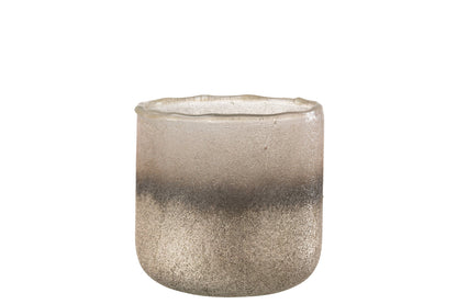 Windlicht Camille Glas Roze Large