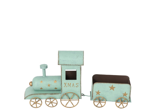 Train Iron Light Blue/Gold