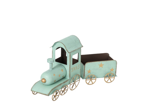Train Iron Light Blue/Gold