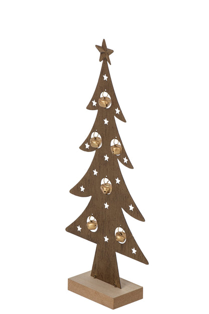 Tree With Bells Iron Brown/Gold