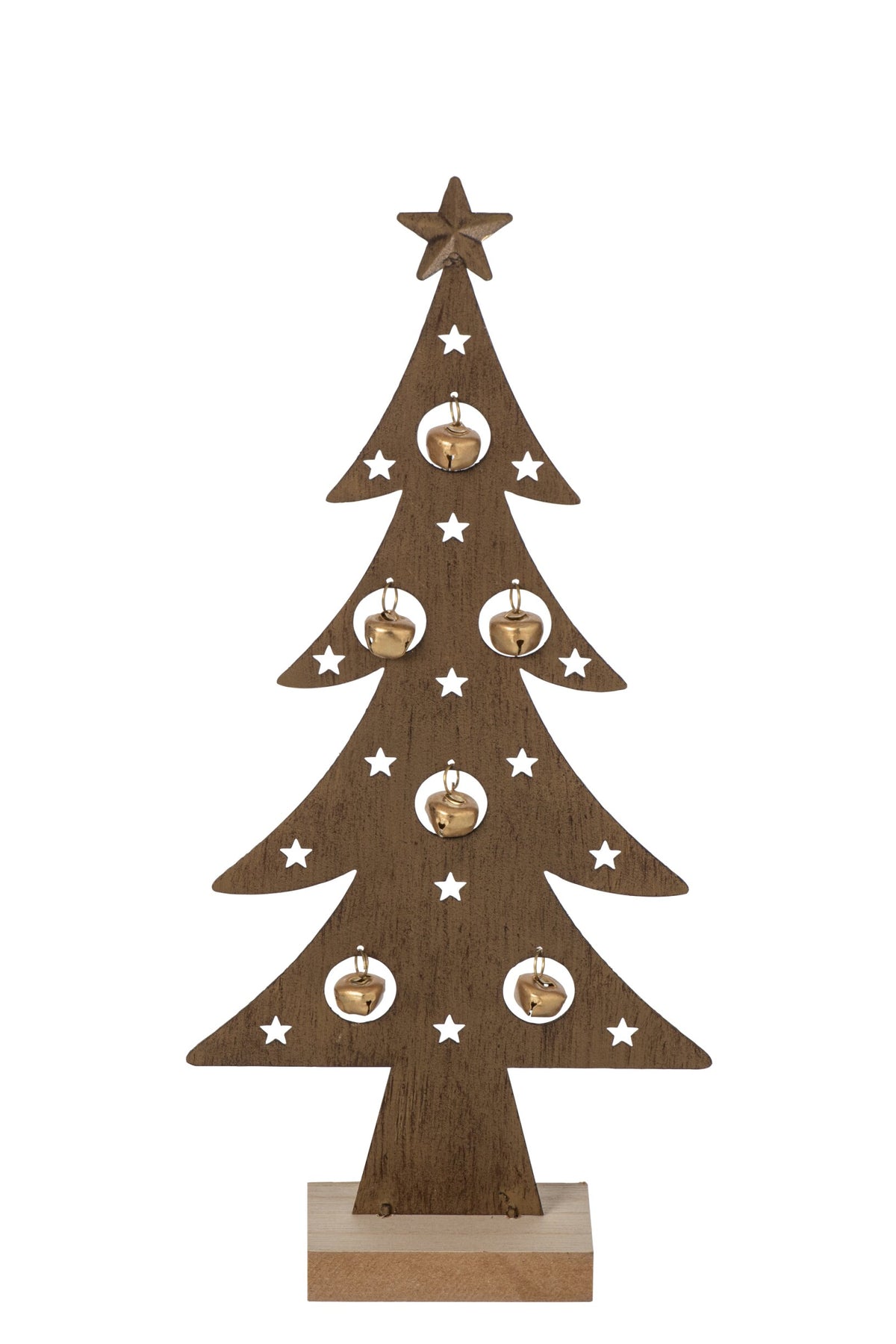 Tree With Bells Iron Brown/Gold