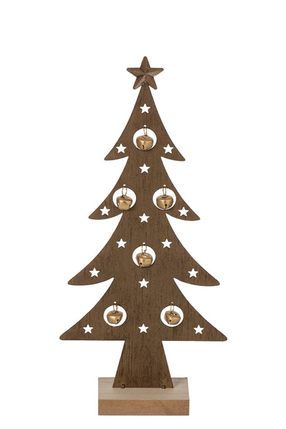 Tree With Bells Iron Brown/Gold