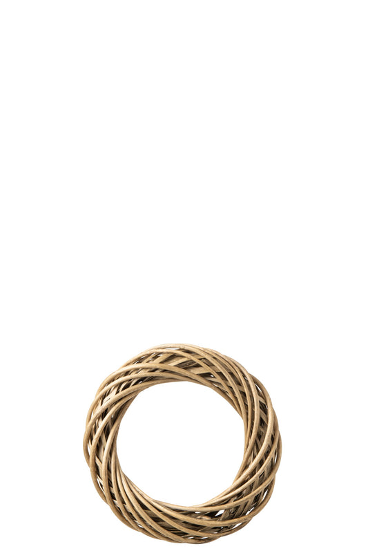Wreath Wicker Natural/Greige Small