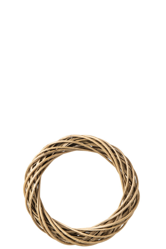 Wreath Wicker Natural/Greige Medium