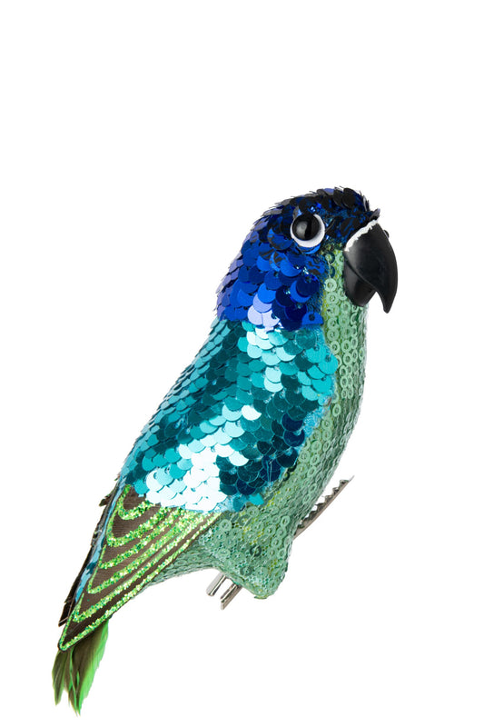 Parrot + Clip Polyfoam Blue/Green
