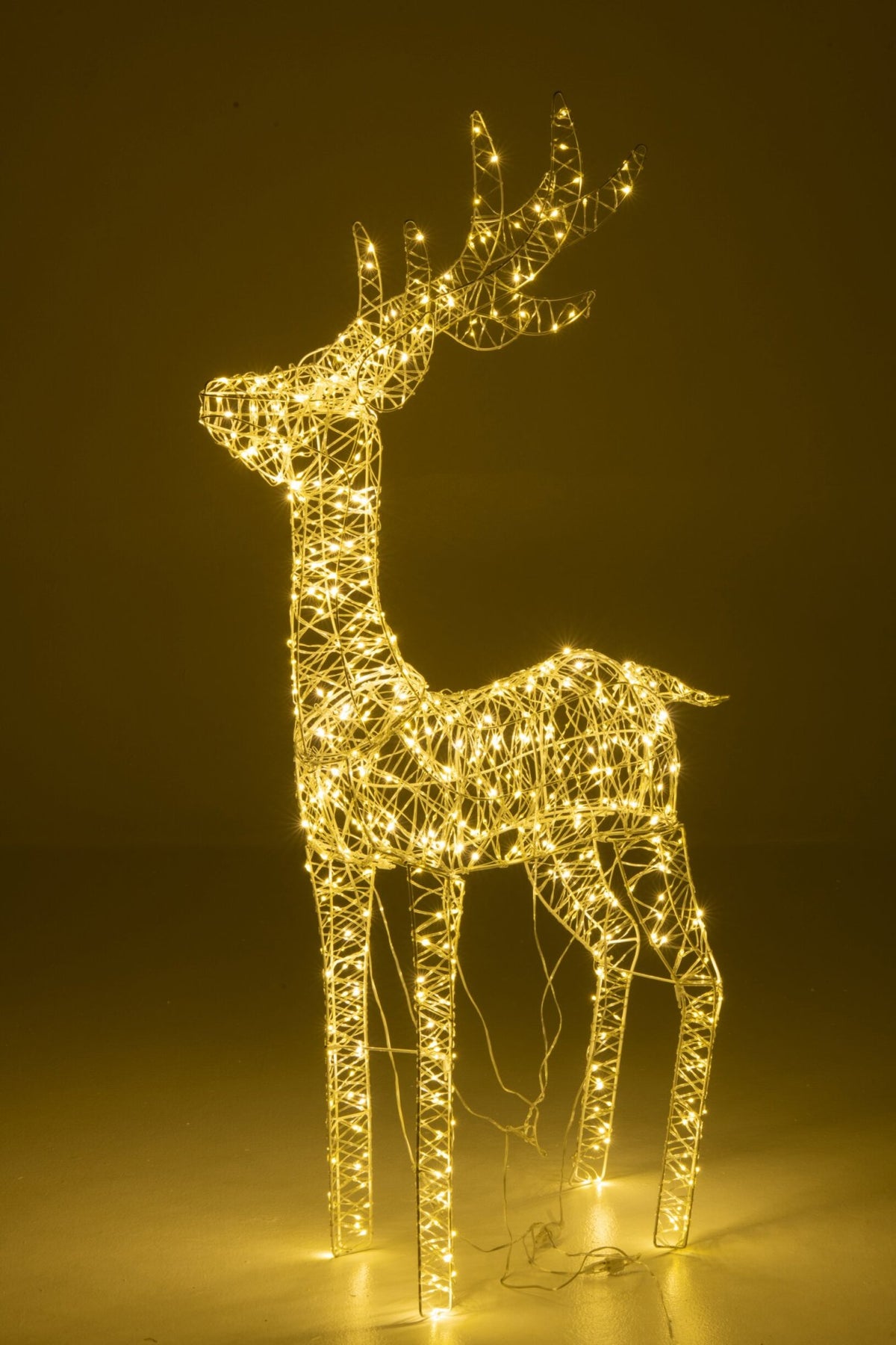 Reindeer LED Iron White