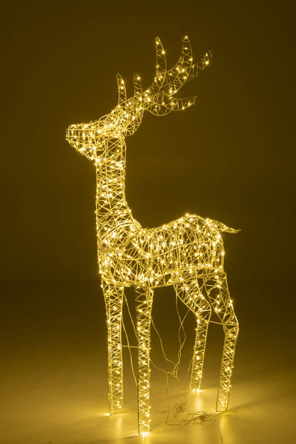 Reindeer LED Iron White