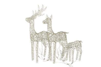 Reindeer LED Iron White