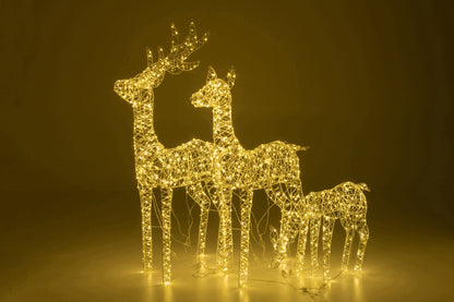 Reindeer LED Iron White