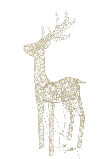 Reindeer LED Iron White