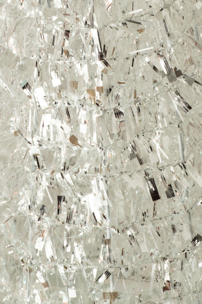 Cone Tinsel Polyester Silver Large