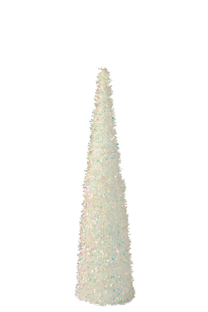 Cone Sparkling Iron White Small