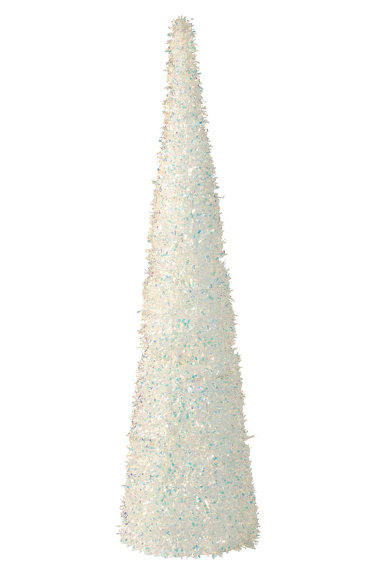 Cone Sparkling Iron White Large