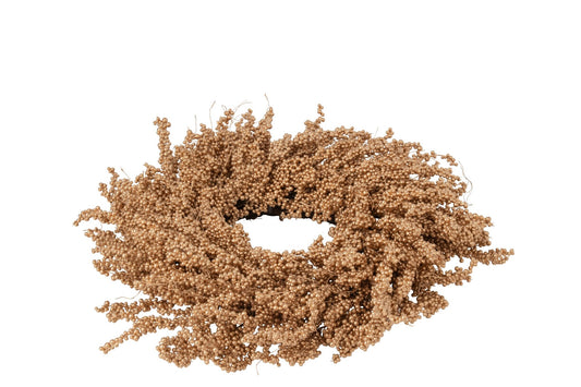 Wreath Berries Foam Gold