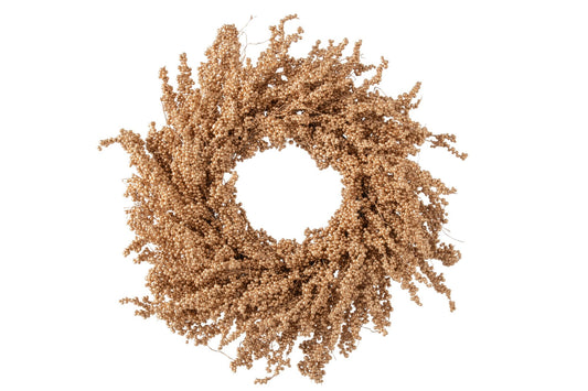 Wreath Berries Foam Gold