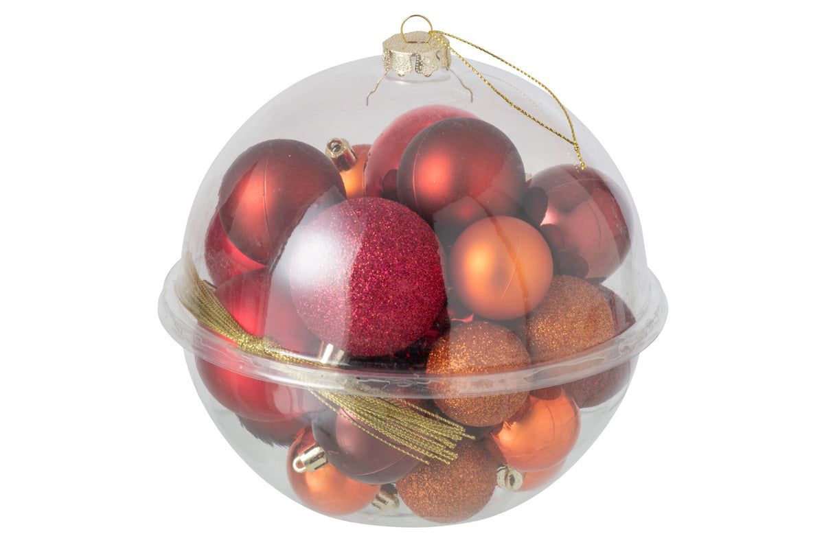 Box Of 24 Christmas Bauble Ps Multi