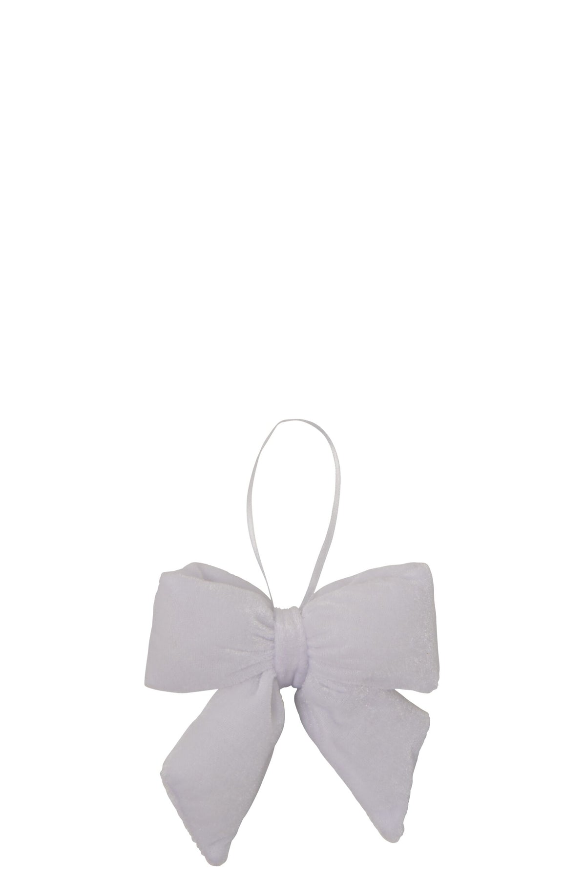 Hanger Bow Velvet White Extra Small