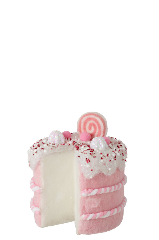 Cake Wool Light Pink/White Small