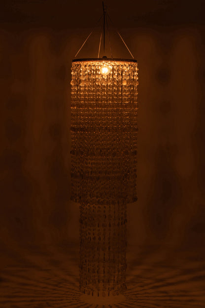 Large gold beaded lampshade