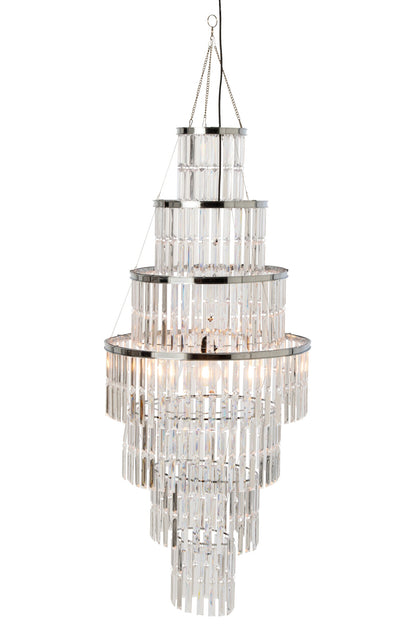 Modern large transparent acrylic chandelier lampshade