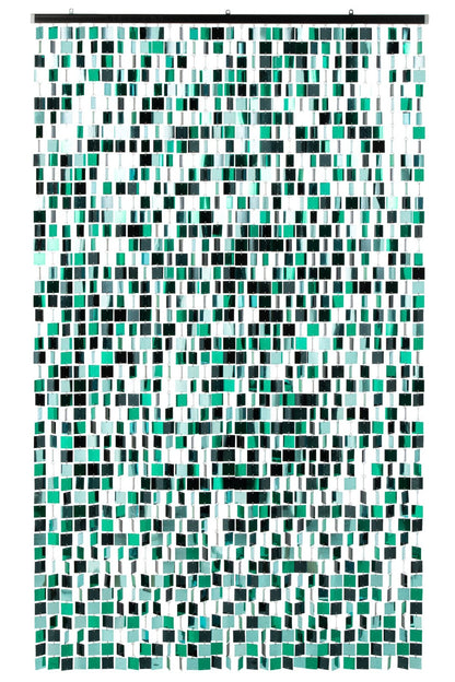 Curtain Sequin Pet Blue/Green