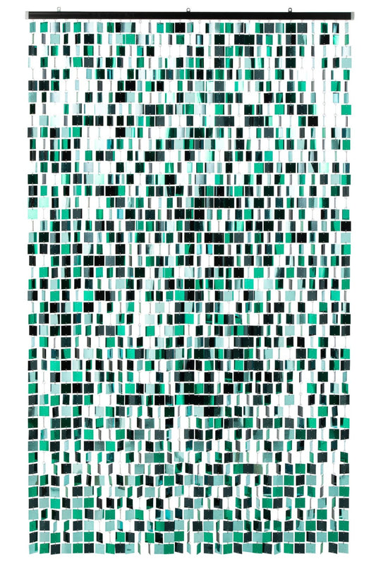 Curtain Sequin Pet Blue/Green