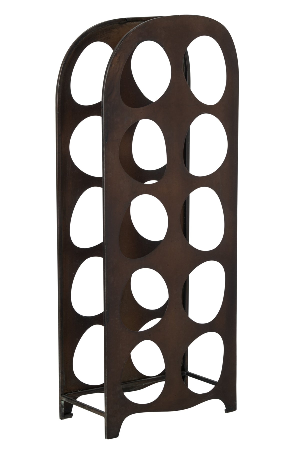 Wine Rack Iron Brown