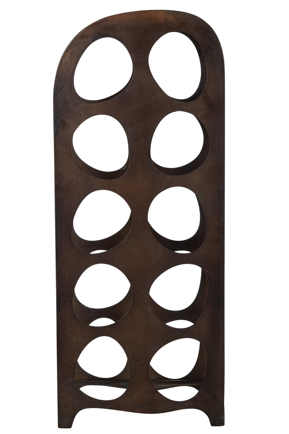 Wine Rack Iron Brown
