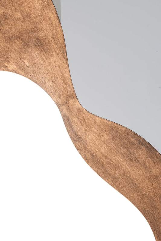 Wall Mirror Iron Bronze