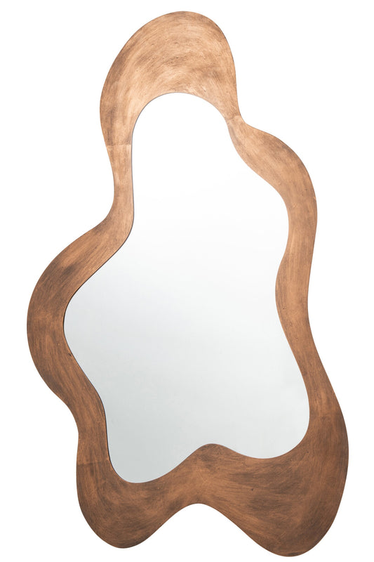 Wall Mirror Iron Bronze