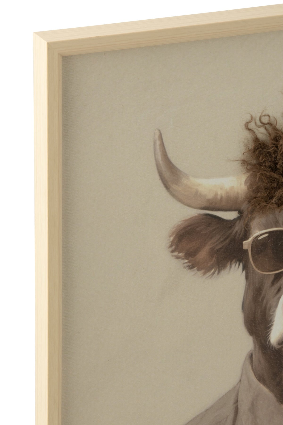 Painting Cow MDF Brown Assortment Of 2
