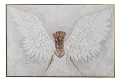 Painting Angel Paint White/Gold