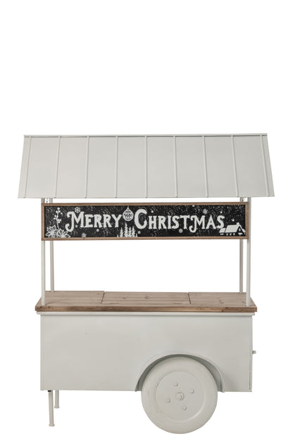 Buffet Kiosk Metal White