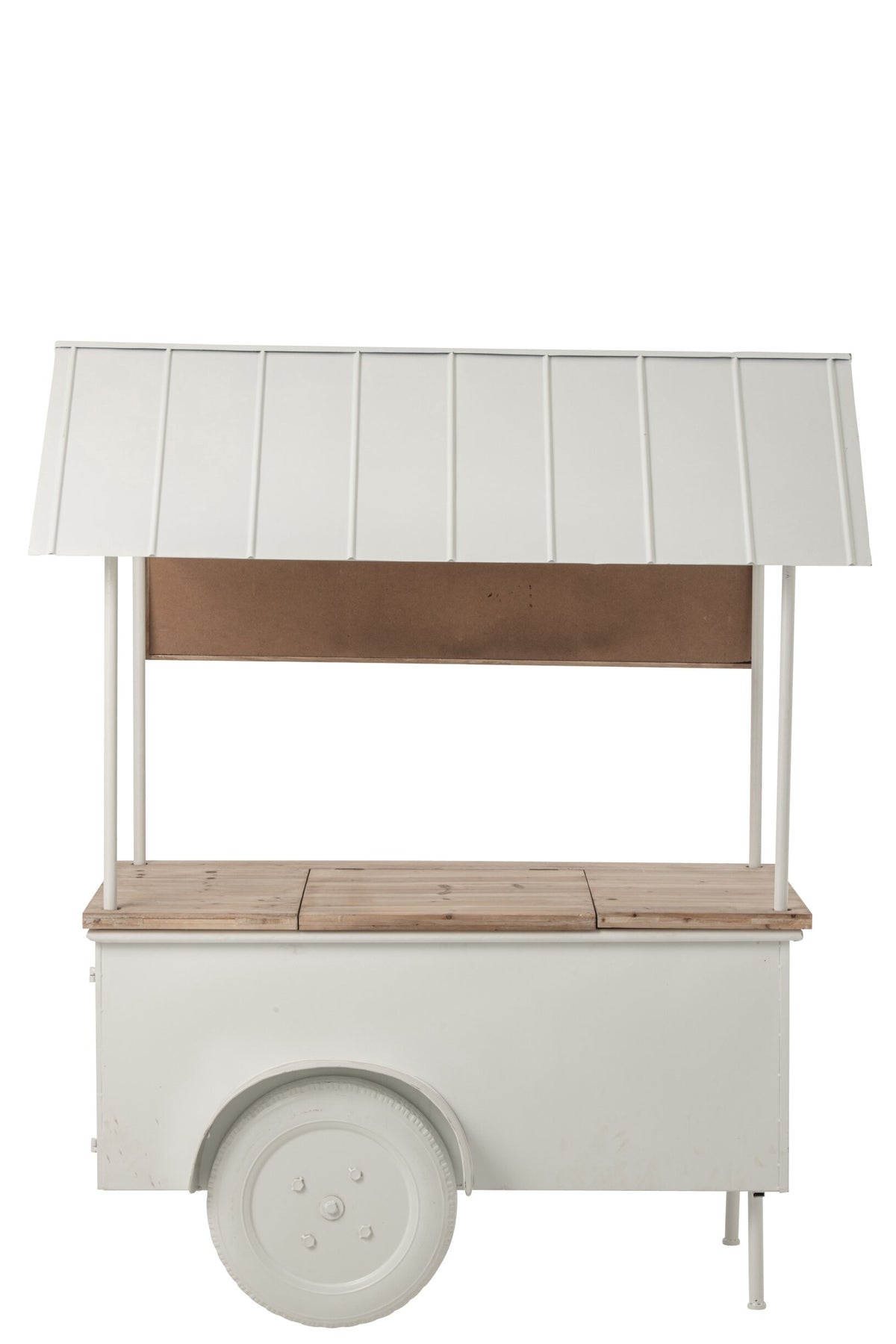 Buffet Kiosk Metal White