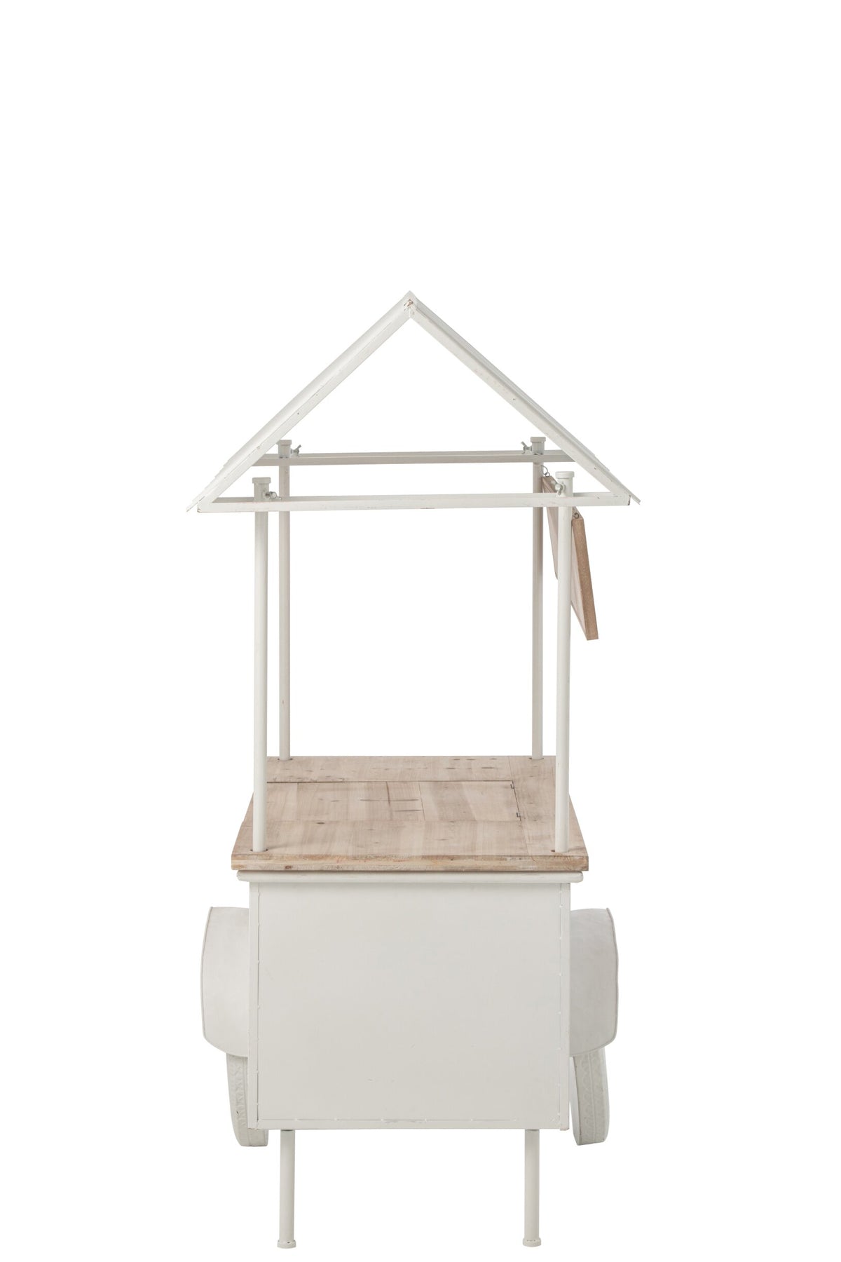 Buffet Kiosk Metal White