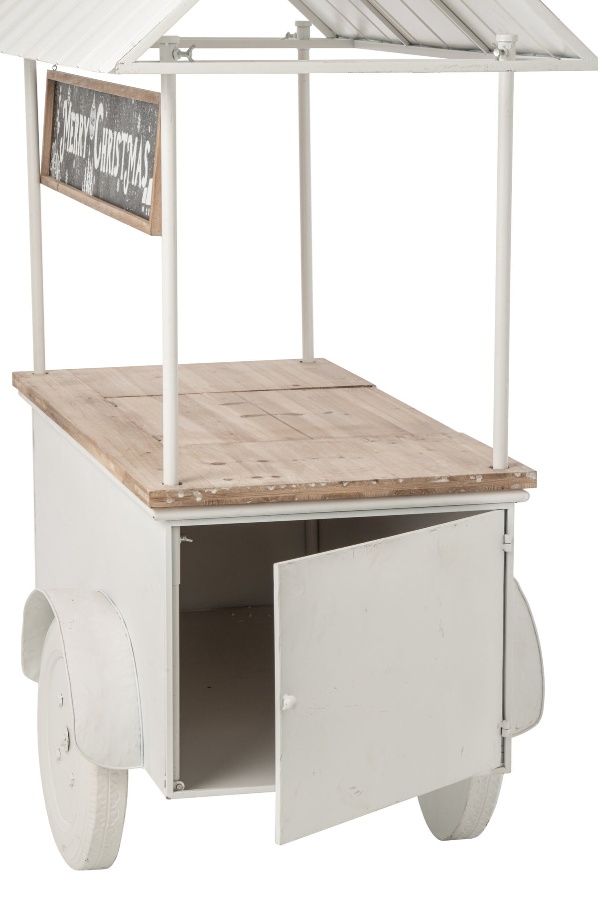 Buffet Kiosk Metal White