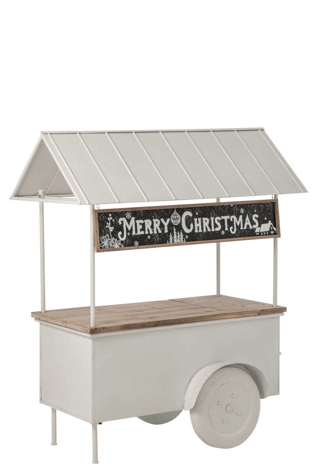 Buffet Kiosk Metal White