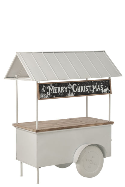 Buffet Kiosk Metal White