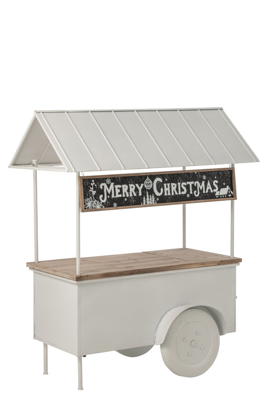 Buffet Kiosk Metal White