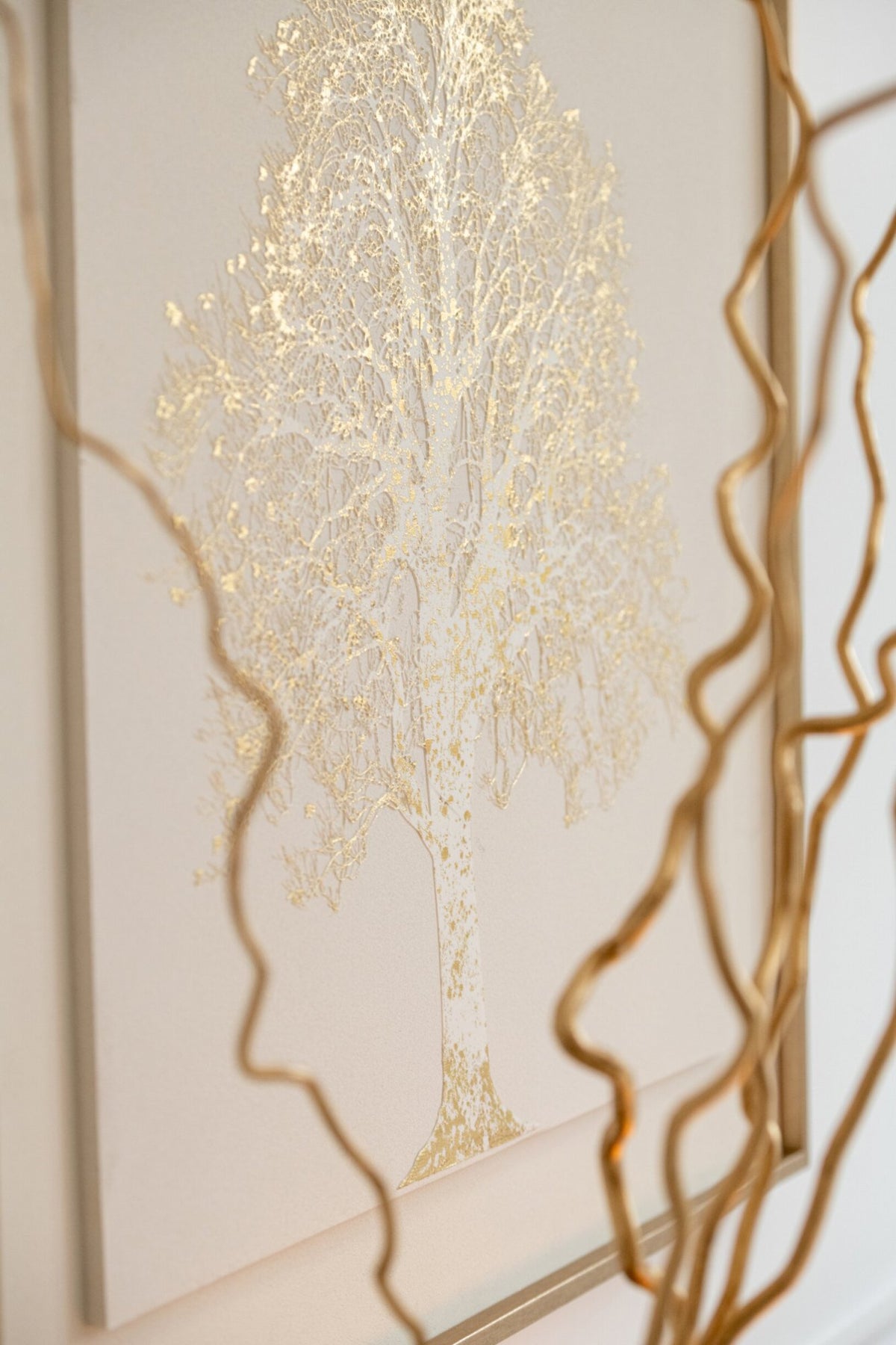 Painting Polystyrene Gold Assortment Of 2