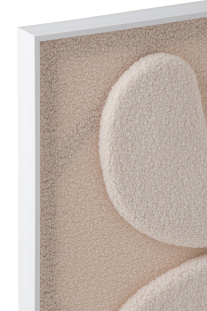 Painting MDF Ecru/White Assortment Of 3