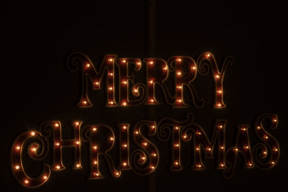 Xmas Wood Red/White