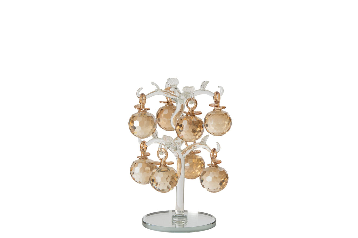 Tree Crystal Gold