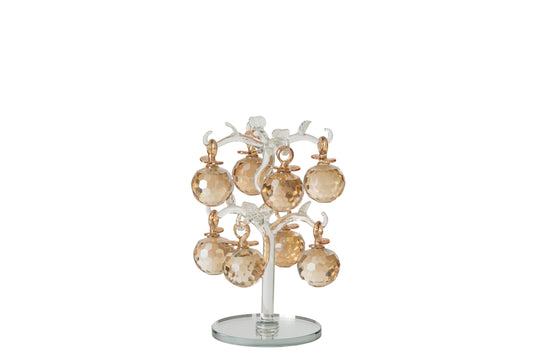 Tree Crystal Gold