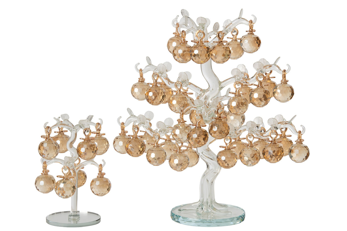 Tree Crystal Gold