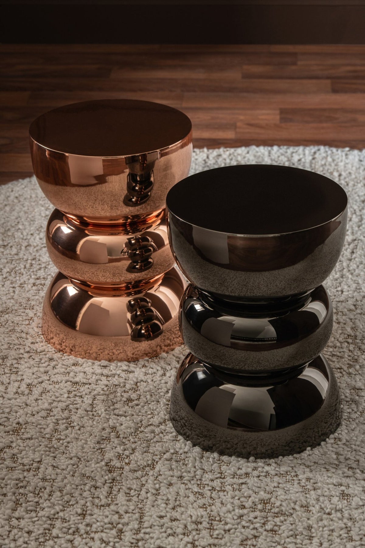 Side Table Iron Rose Gold