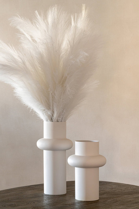 Vase Iron White