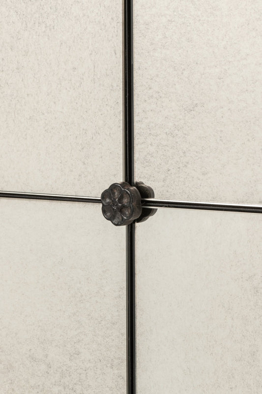 Wall Mirror Antique Square Mirror Black