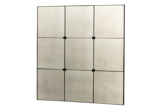 Wall Mirror Antique Square Mirror Black