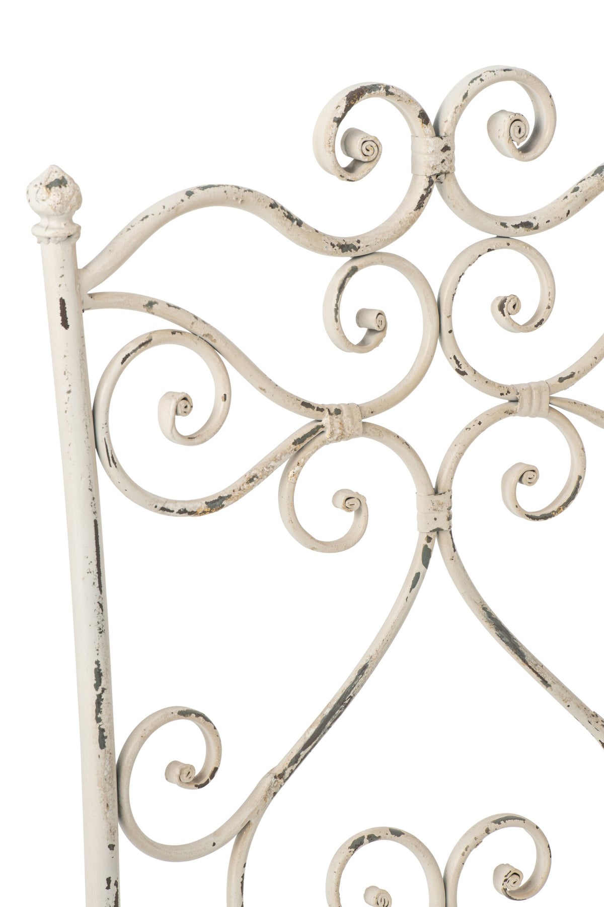 Garden Chair Metal Off-White